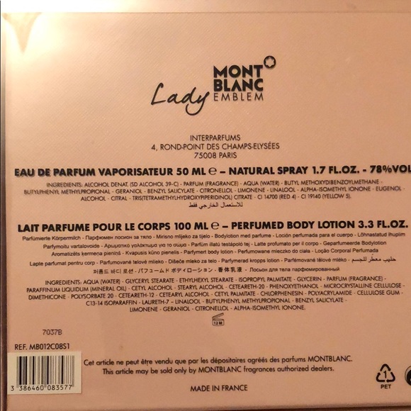 Mint blanc lady emblem set - Picture 3 of 4